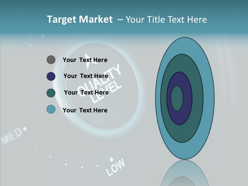 Button Low Level PowerPoint Template