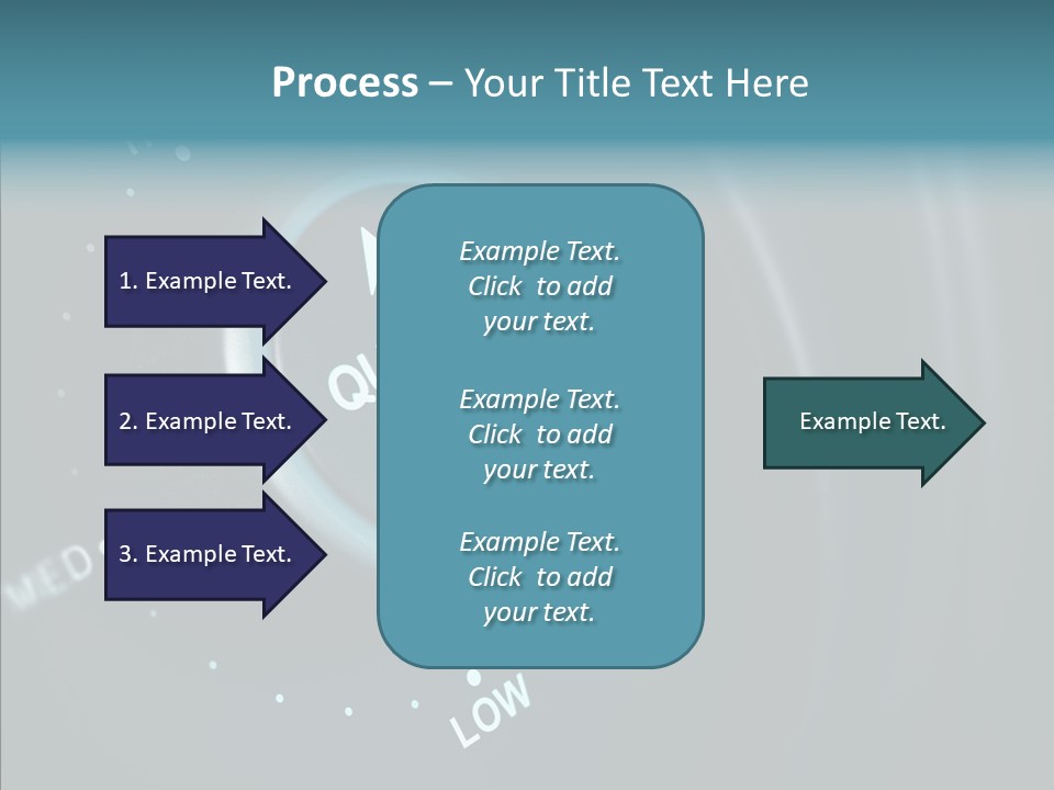Button Low Level PowerPoint Template