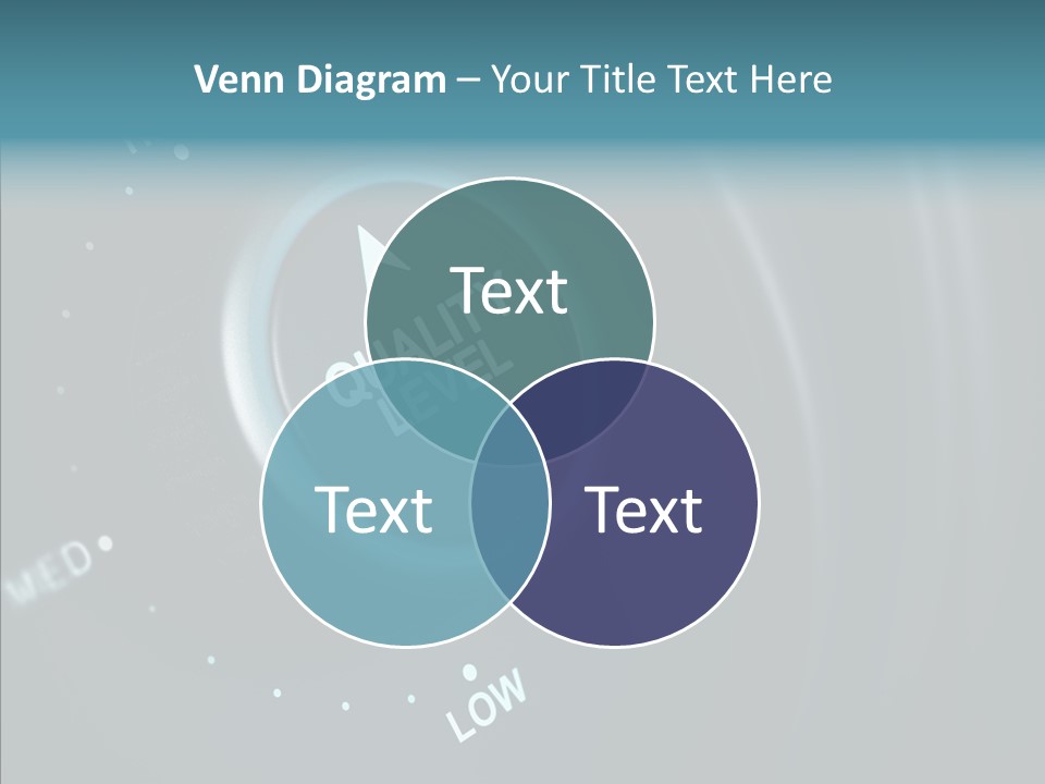 Button Low Level PowerPoint Template