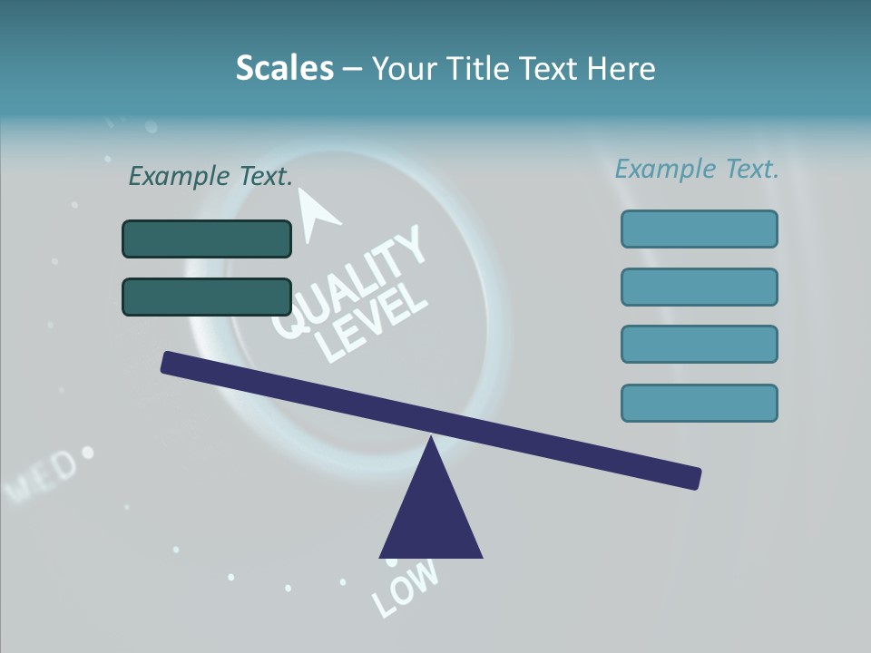 Button Low Level PowerPoint Template