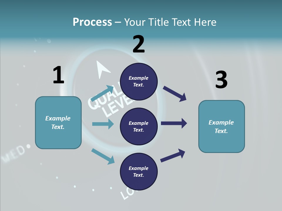Button Low Level PowerPoint Template