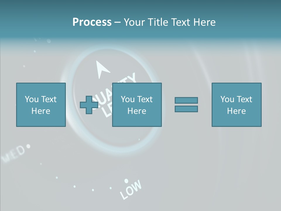 Button Low Level PowerPoint Template
