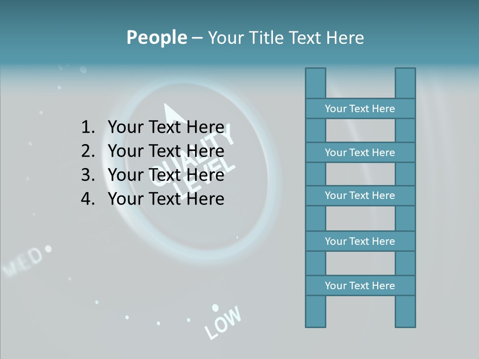 Button Low Level PowerPoint Template