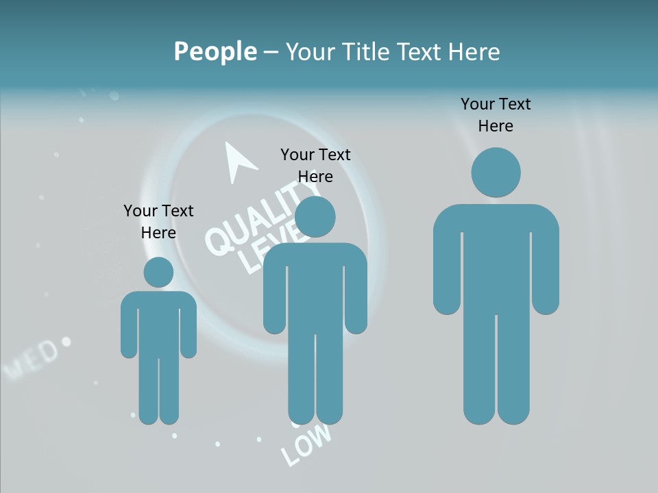 Button Low Level PowerPoint Template