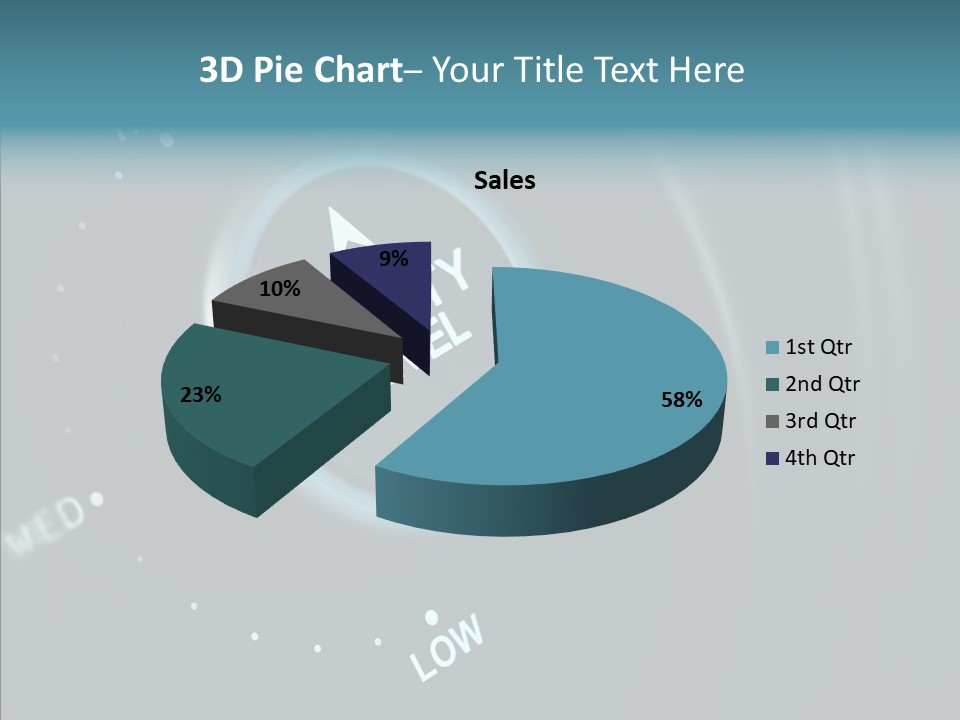 Button Low Level PowerPoint Template