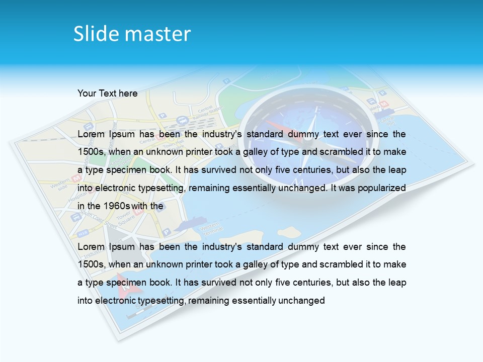 Background Driving Orientation PowerPoint Template