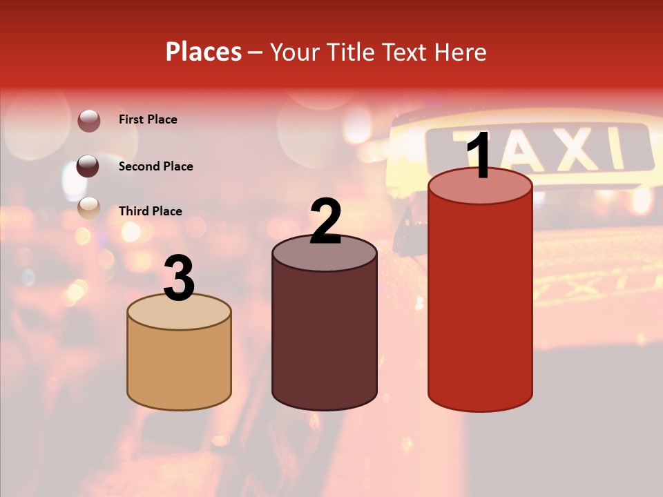Contemporary Sign Defocused PowerPoint Template