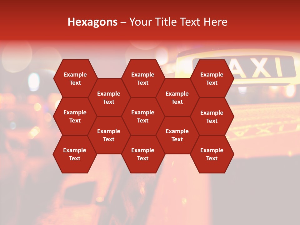 Contemporary Sign Defocused PowerPoint Template