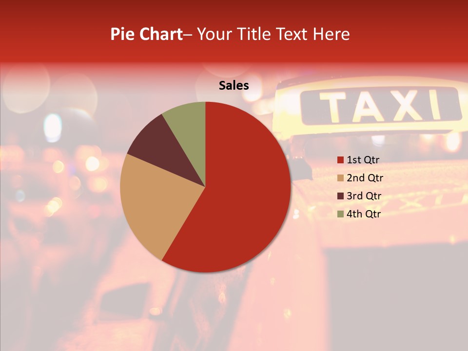 Contemporary Sign Defocused PowerPoint Template