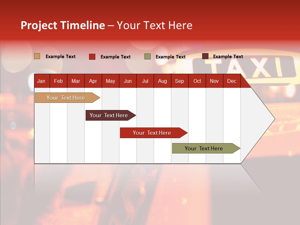 Contemporary Sign Defocused PowerPoint Template