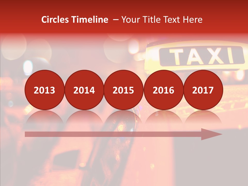 Contemporary Sign Defocused PowerPoint Template