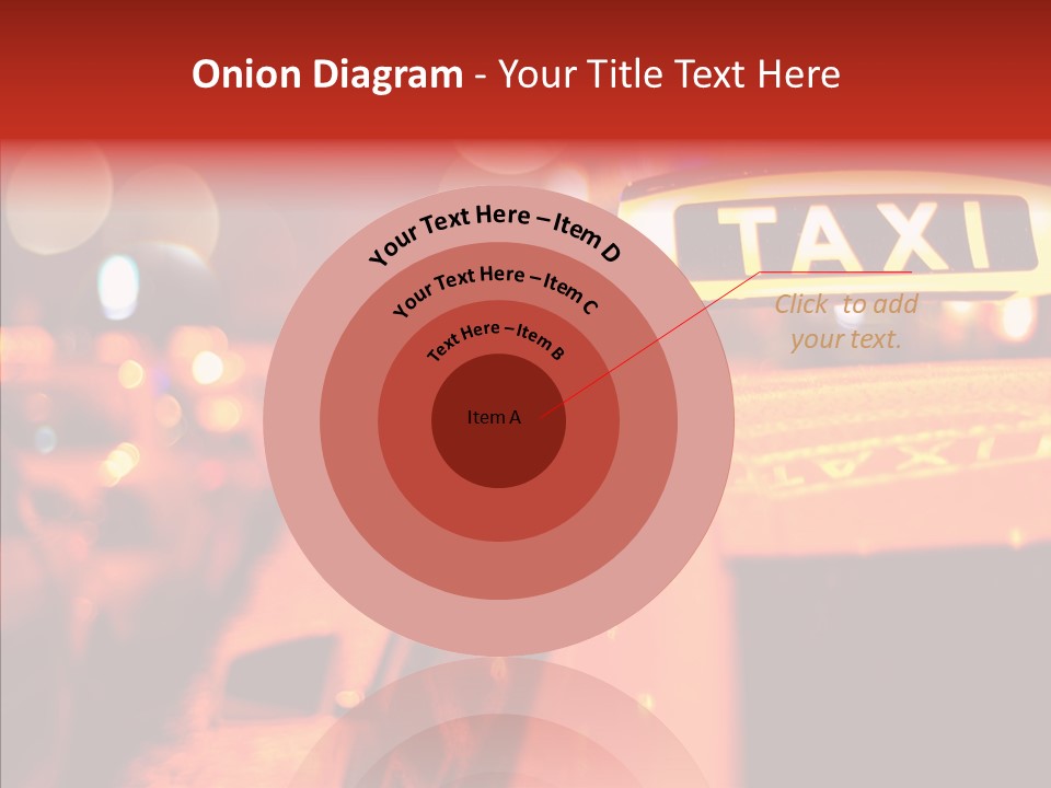 Contemporary Sign Defocused PowerPoint Template