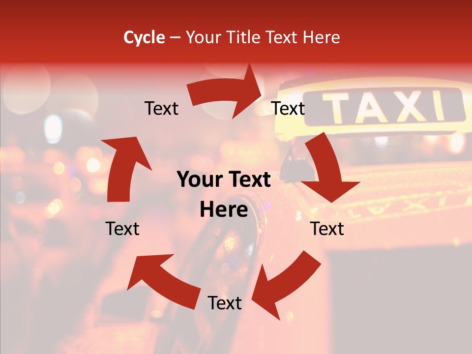 Contemporary Sign Defocused PowerPoint Template