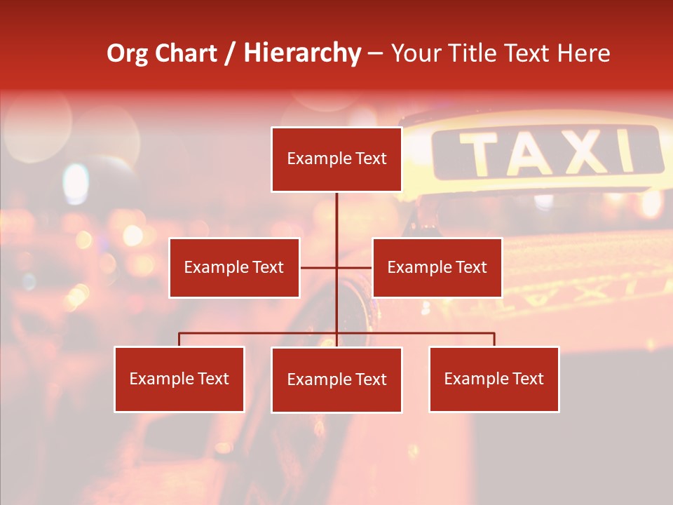 Contemporary Sign Defocused PowerPoint Template