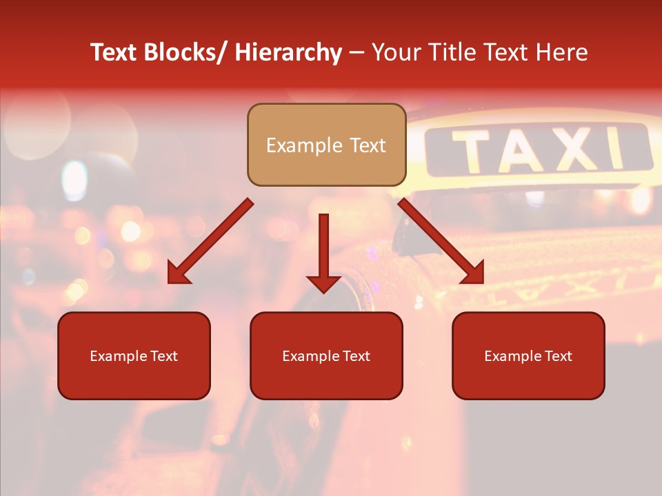 Contemporary Sign Defocused PowerPoint Template