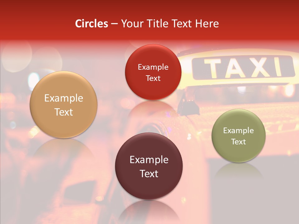 Contemporary Sign Defocused PowerPoint Template