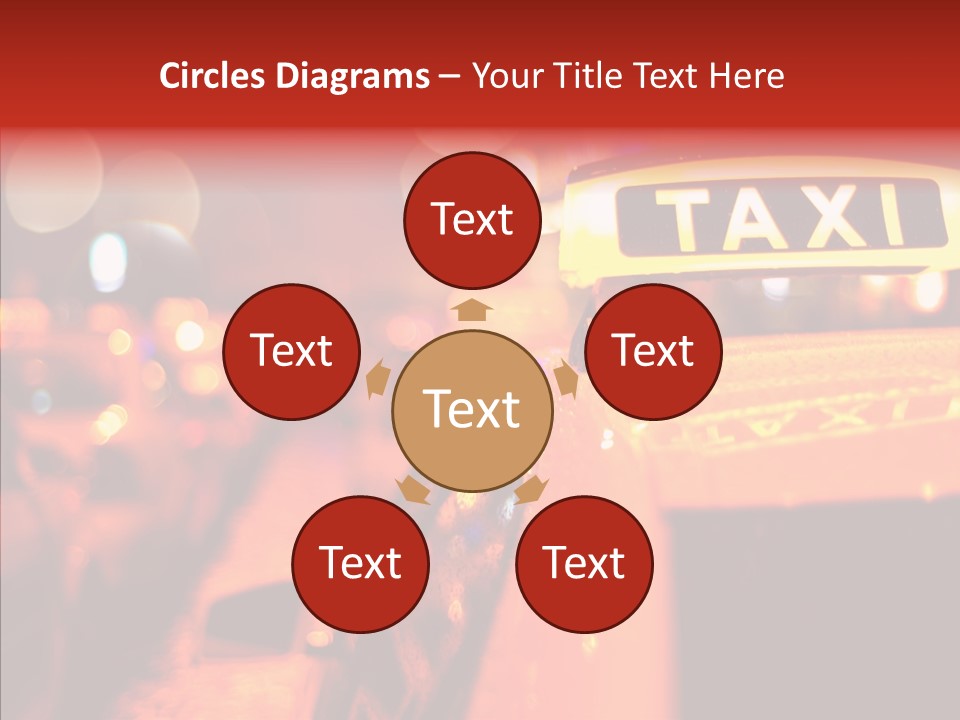 Contemporary Sign Defocused PowerPoint Template