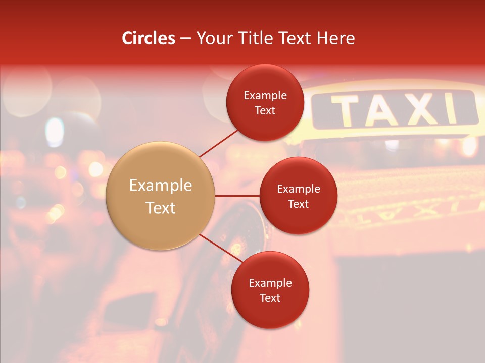 Contemporary Sign Defocused PowerPoint Template