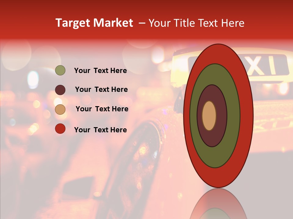 Contemporary Sign Defocused PowerPoint Template