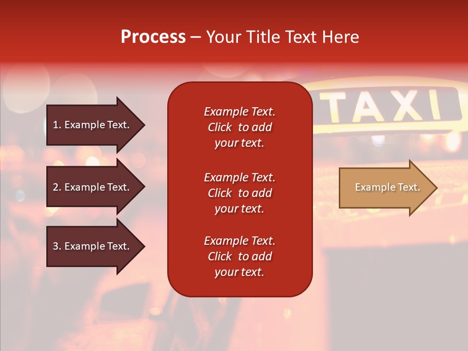 Contemporary Sign Defocused PowerPoint Template