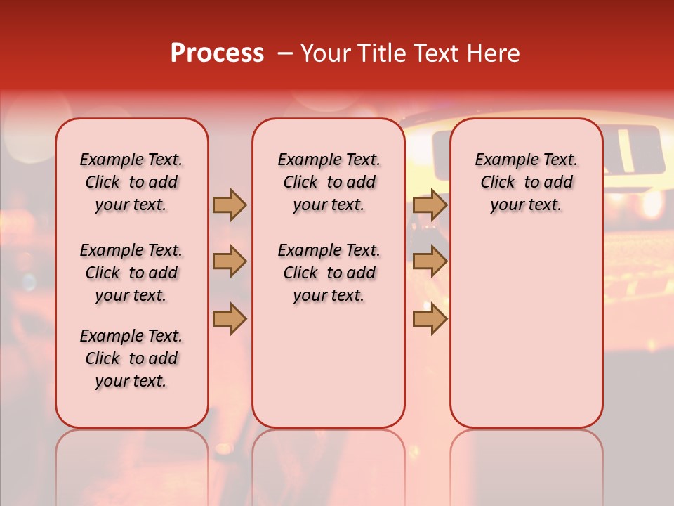 Contemporary Sign Defocused PowerPoint Template