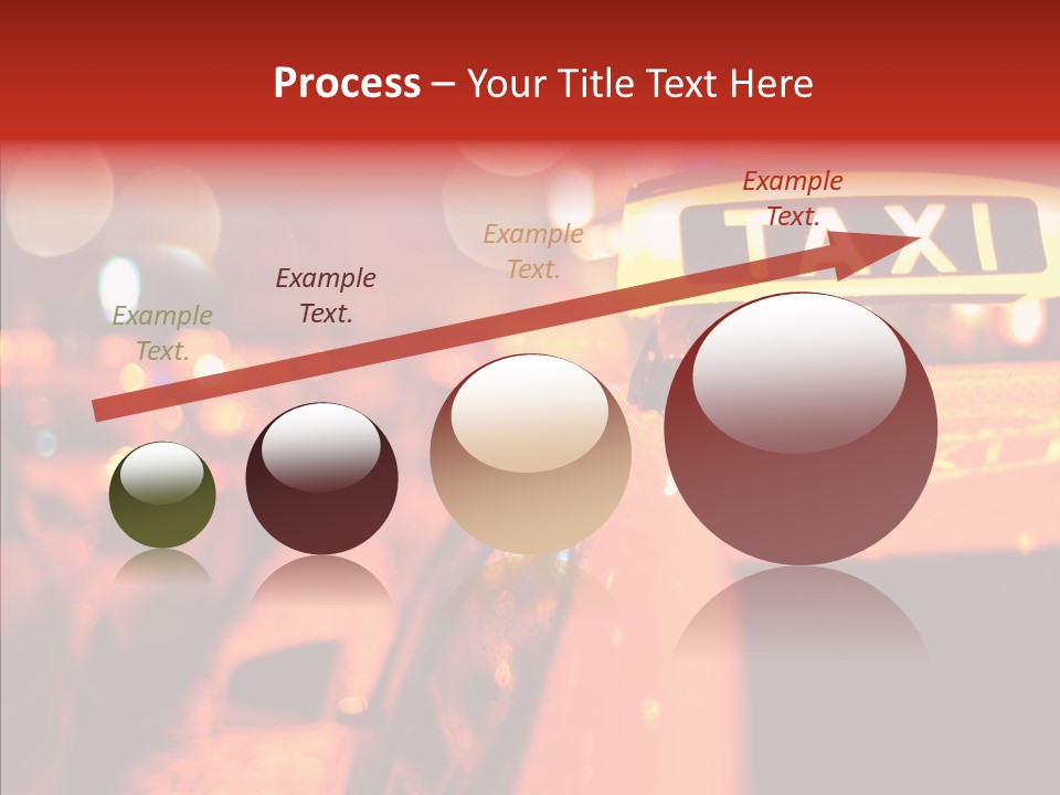 Contemporary Sign Defocused PowerPoint Template