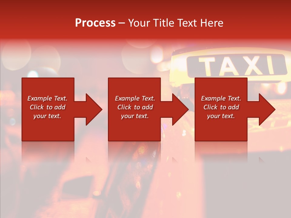 Contemporary Sign Defocused PowerPoint Template
