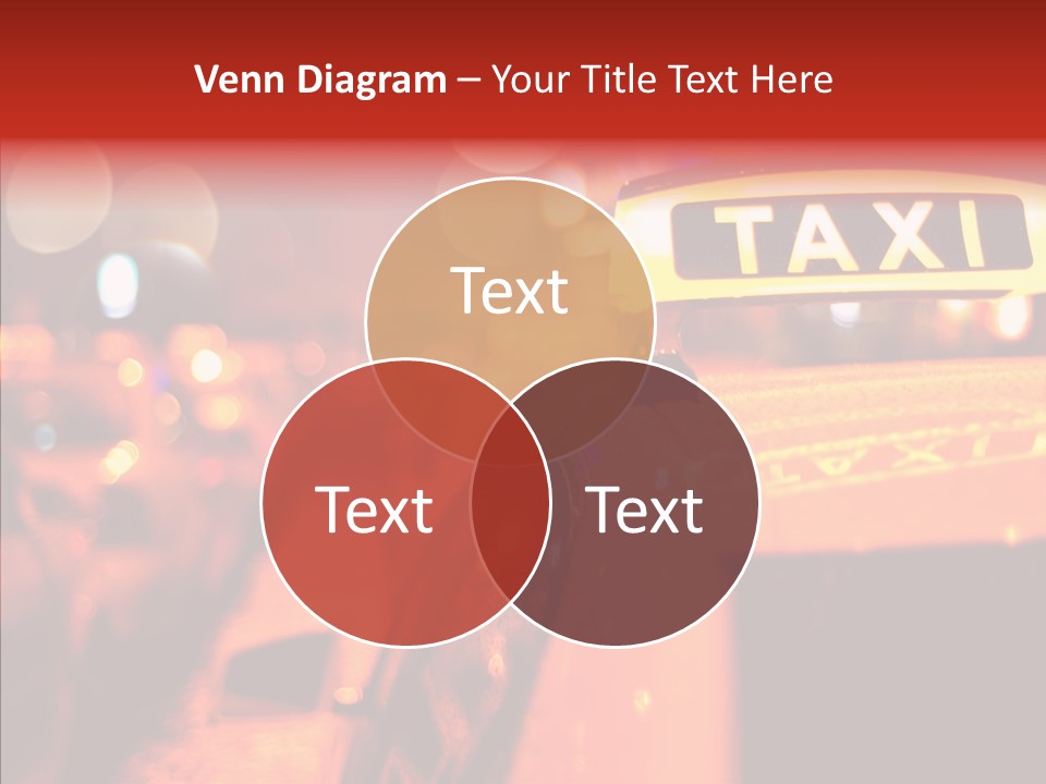 Contemporary Sign Defocused PowerPoint Template