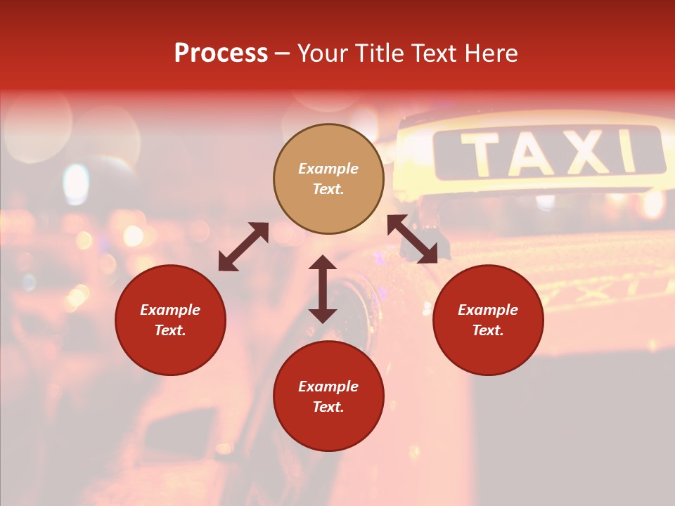 Contemporary Sign Defocused PowerPoint Template
