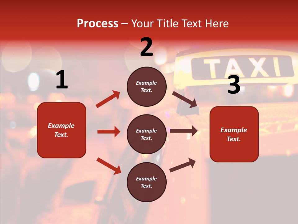 Contemporary Sign Defocused PowerPoint Template