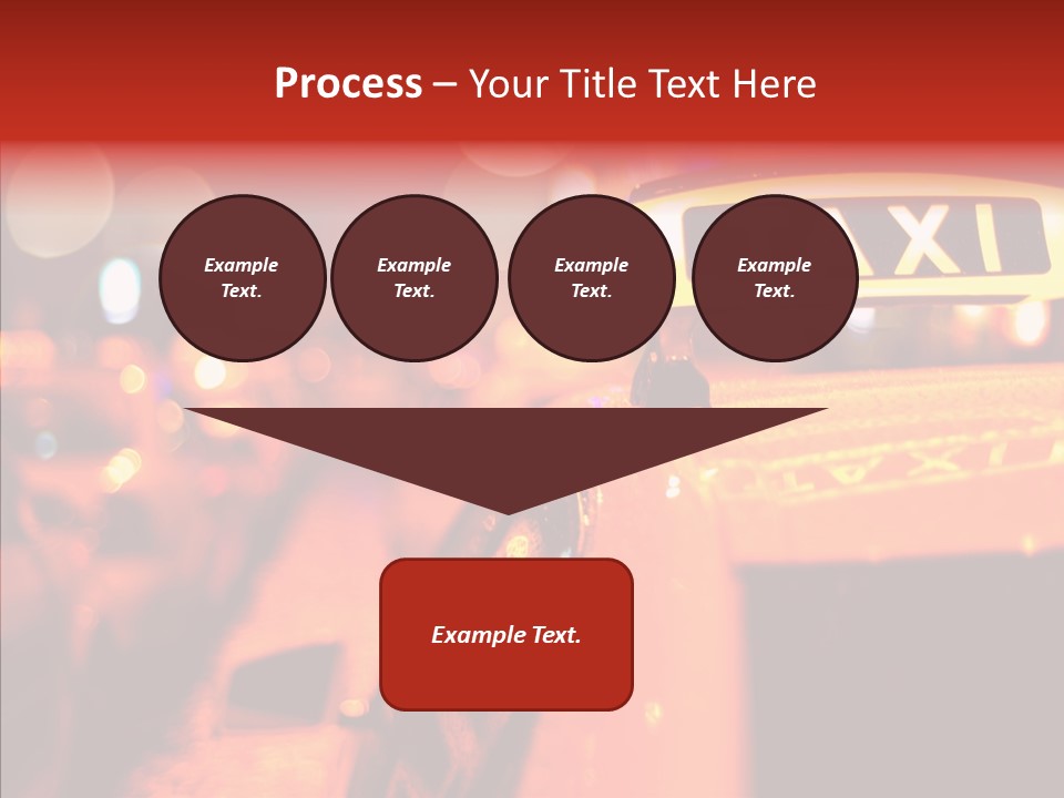 Contemporary Sign Defocused PowerPoint Template