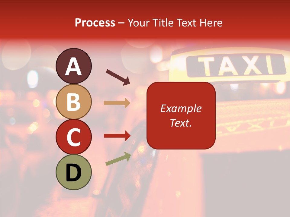 Contemporary Sign Defocused PowerPoint Template