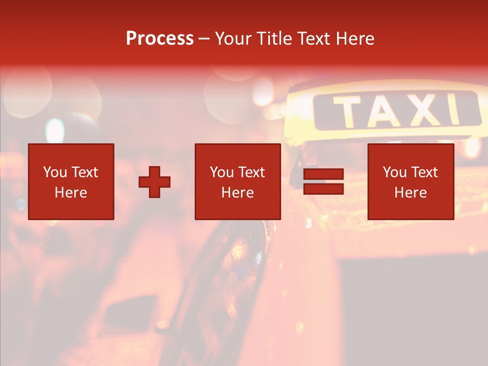 Contemporary Sign Defocused PowerPoint Template