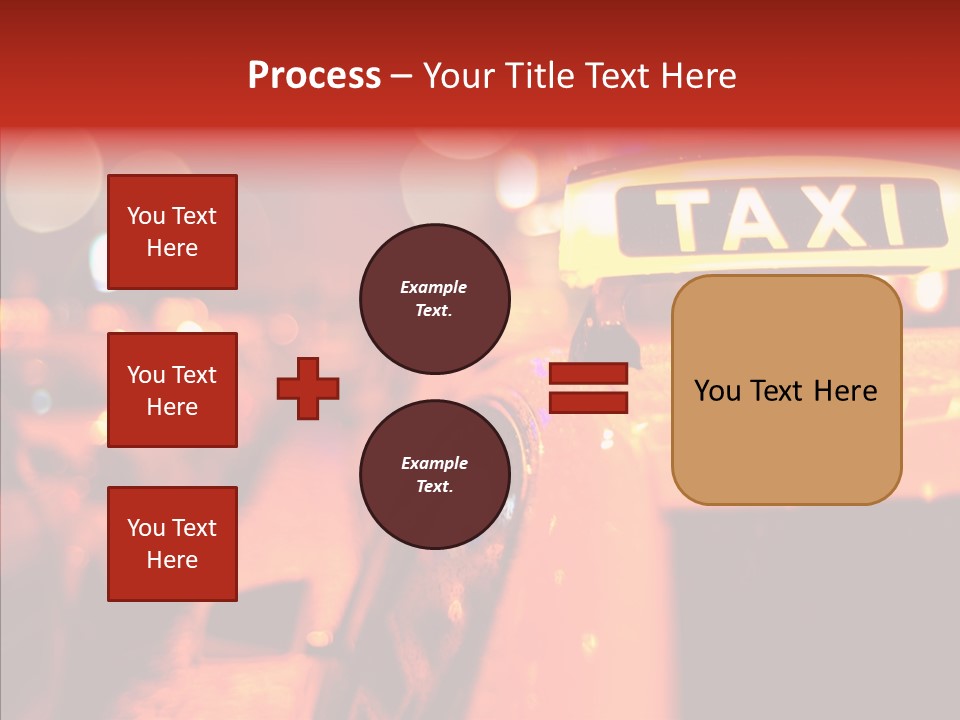 Contemporary Sign Defocused PowerPoint Template