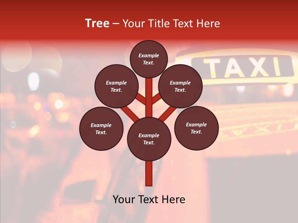 Contemporary Sign Defocused PowerPoint Template