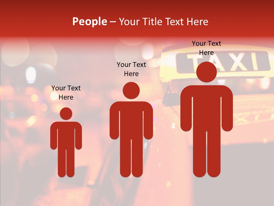 Contemporary Sign Defocused PowerPoint Template