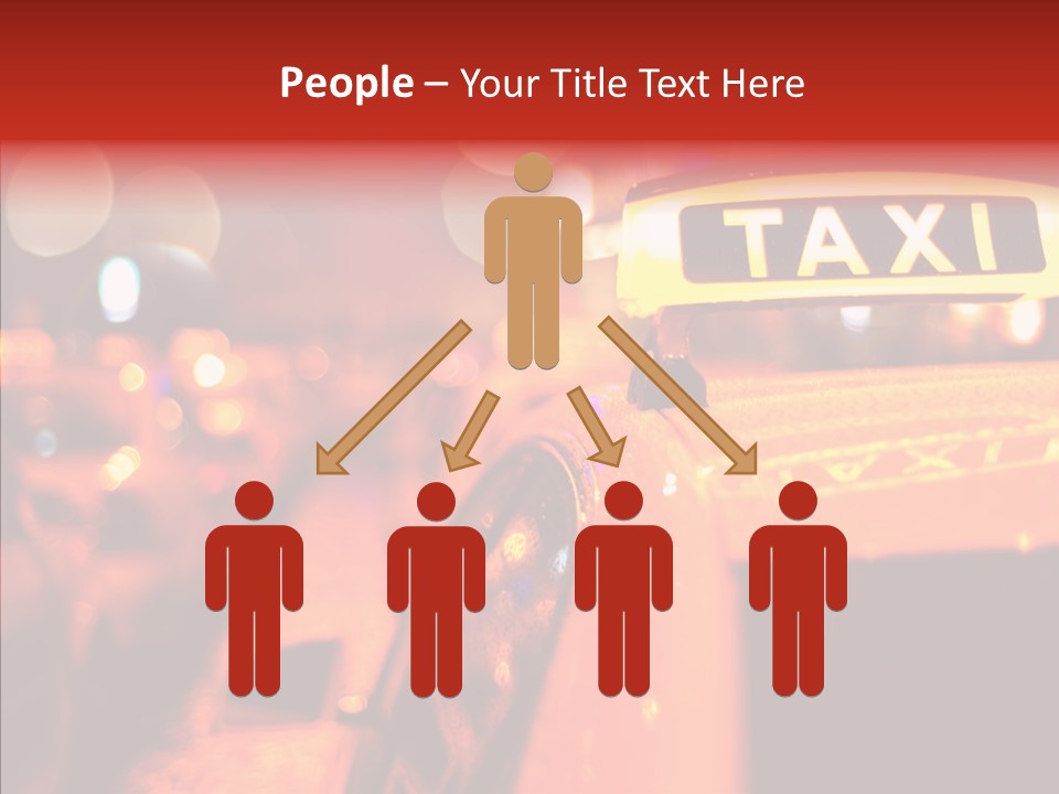 Contemporary Sign Defocused PowerPoint Template