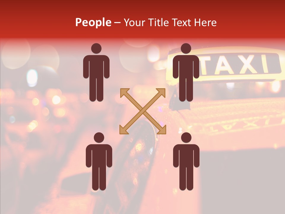 Contemporary Sign Defocused PowerPoint Template