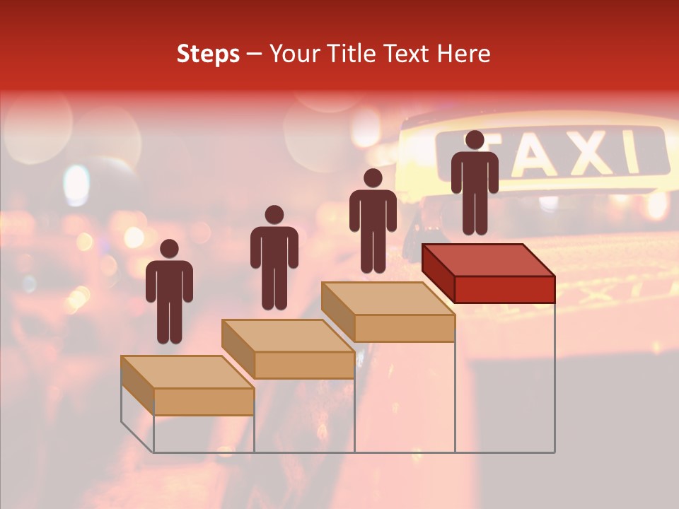 Contemporary Sign Defocused PowerPoint Template