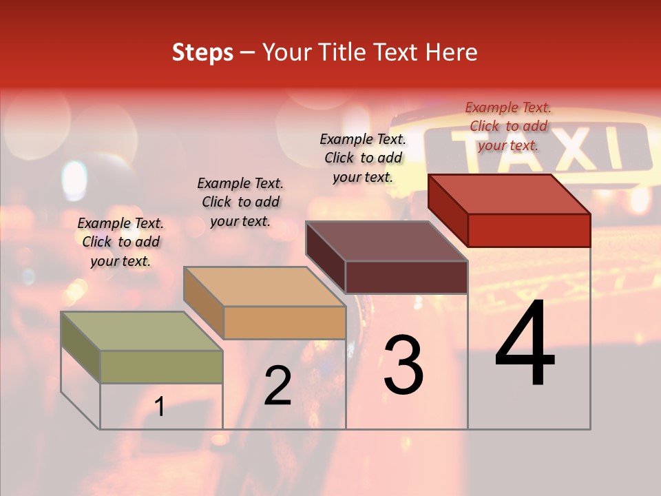 Contemporary Sign Defocused PowerPoint Template