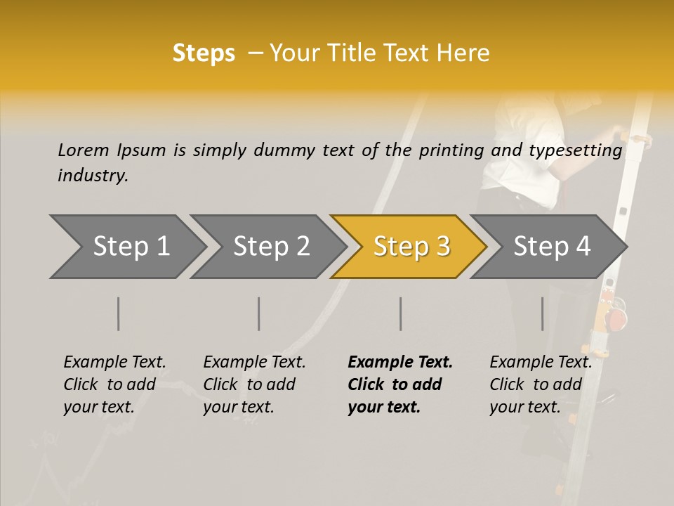 Arrow Trend Solution PowerPoint Template