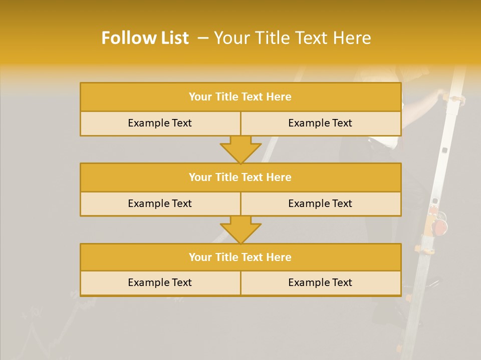 Arrow Trend Solution PowerPoint Template