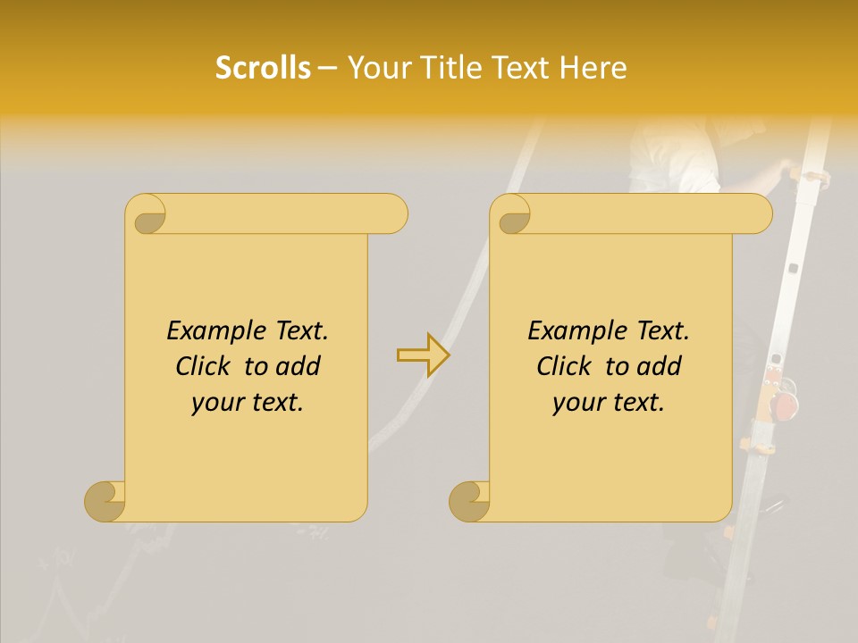 Arrow Trend Solution PowerPoint Template