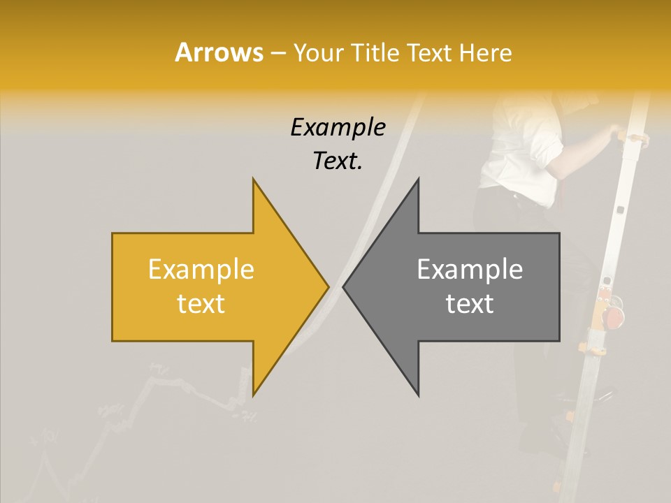Arrow Trend Solution PowerPoint Template