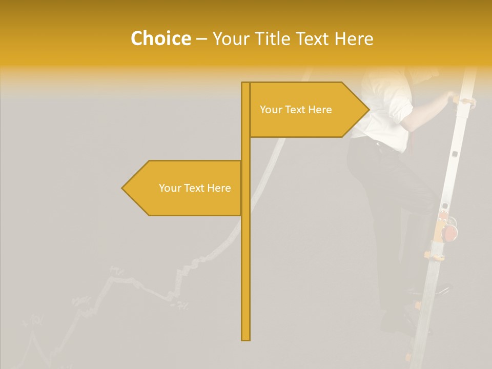 Arrow Trend Solution PowerPoint Template