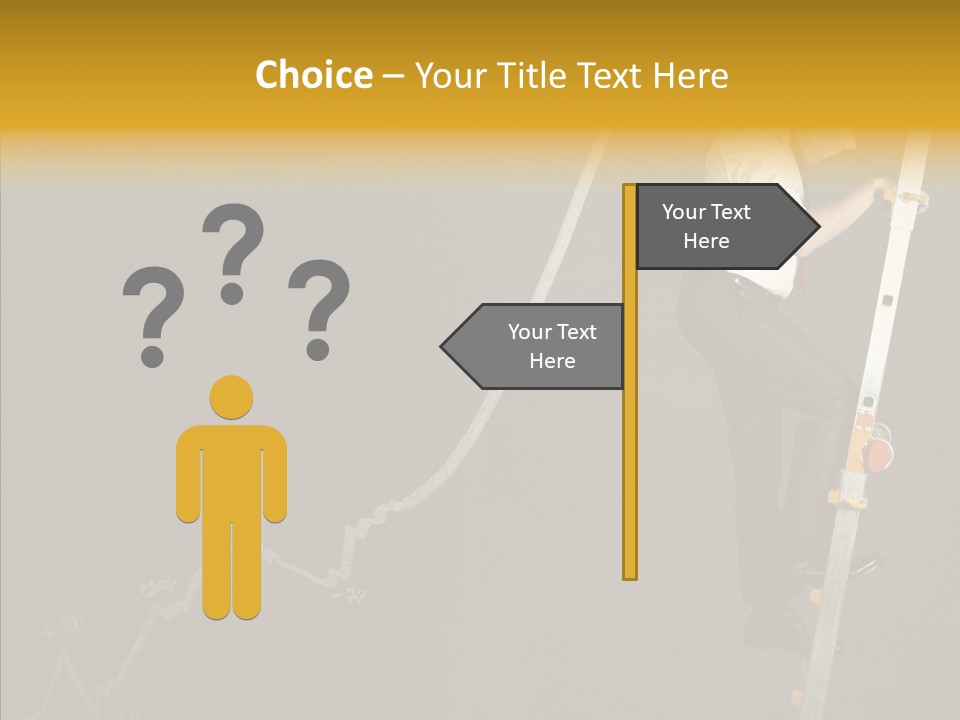 Arrow Trend Solution PowerPoint Template
