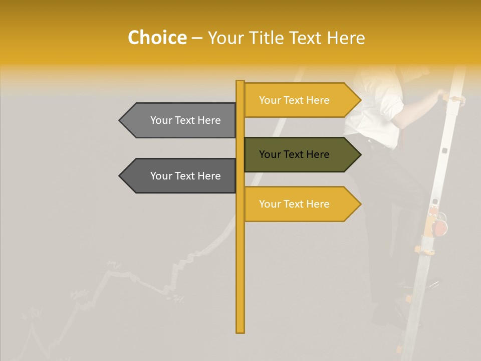 Arrow Trend Solution PowerPoint Template