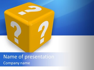 Discovery Shape Single PowerPoint Template