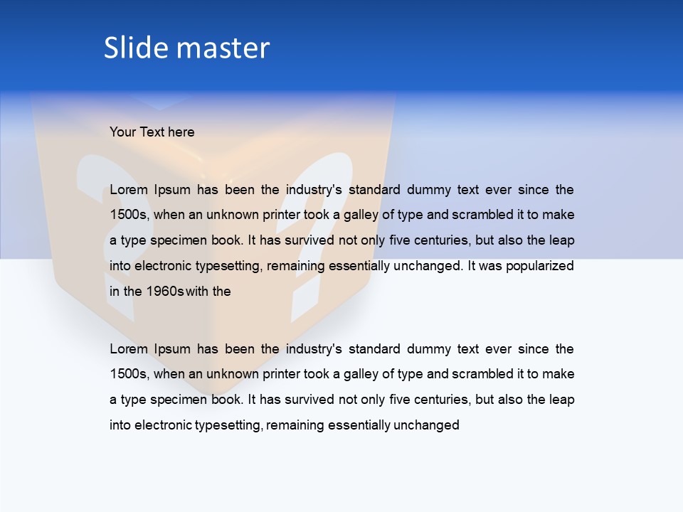 Discovery Shape Single PowerPoint Template