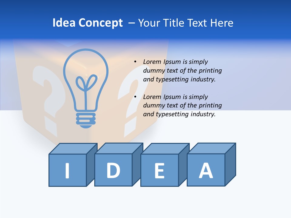 Discovery Shape Single PowerPoint Template